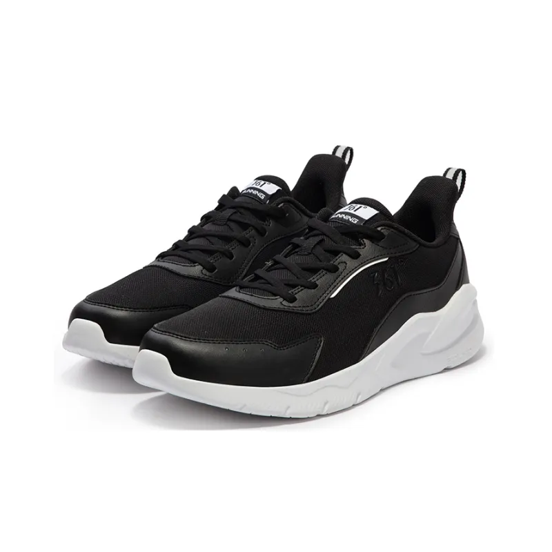 361° Blade 2.0 Cushioning, Slip Resistant, And Abrasion Resistant Low Top Running Shoes Men's Black White-2