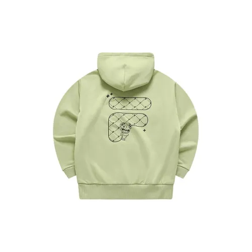 FILA FUSION FOB Series Sweatshirts Unisex Cream Fruit Green