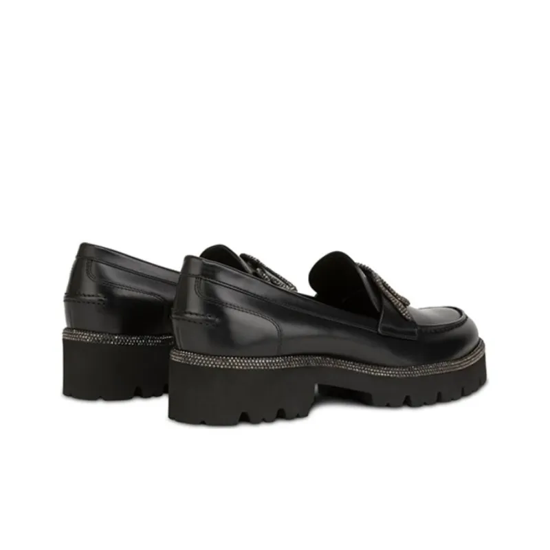 René Caovilla Morgana 40mm Leather Loafers-3