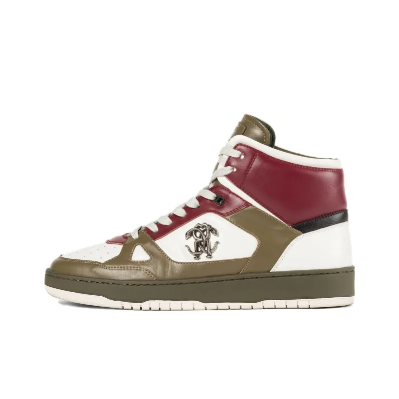 Roberto Cavalli Skateboard Shoes Men's Green-0