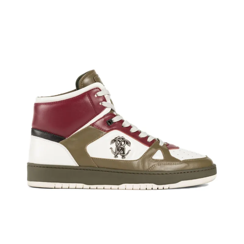 Roberto Cavalli Skateboard Shoes Men's Green-1