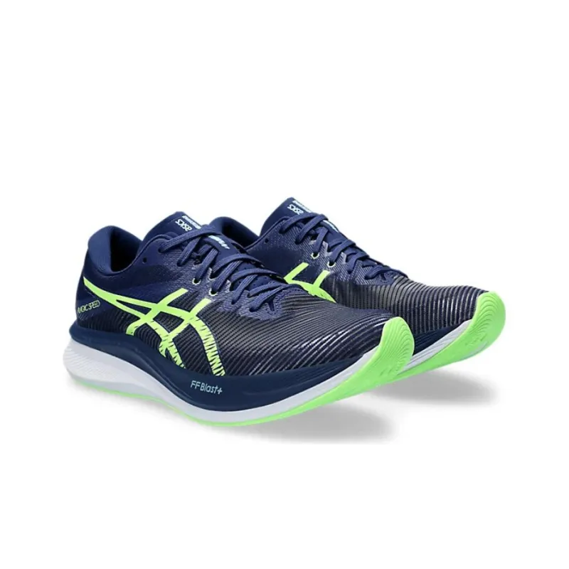 Asics Magic Speed 3 Blue Expanse Illuminate Green-2