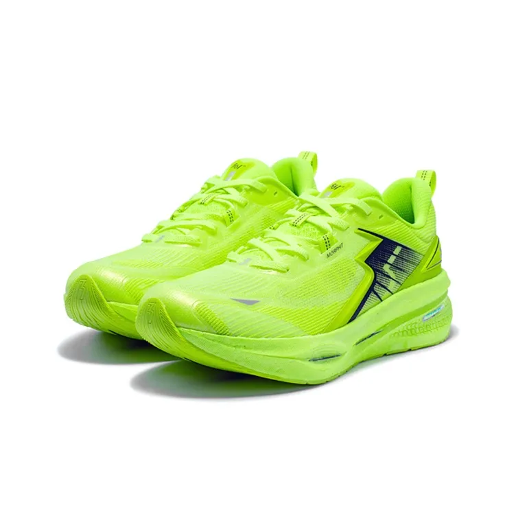 361° Speedy Float Lemon Cushioning Anti-Slip Wear-Resistant Breathability Low-Top Running Shoes Men's Green-2