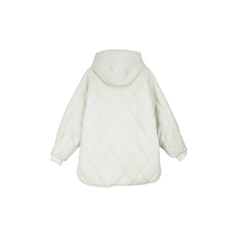 ZARA Puffer Jacket Women's Ecru-1