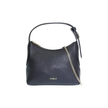 Furla Leather Shoulder Bag, Crossbody Bag, Handbag Women's Black