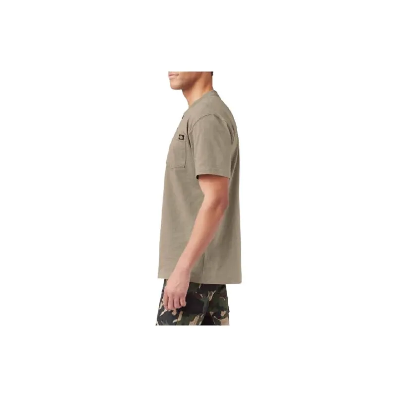 Dickies Heavyweight Short Sleeve Henley T-Shirt T-Shirt Men's Brown-2