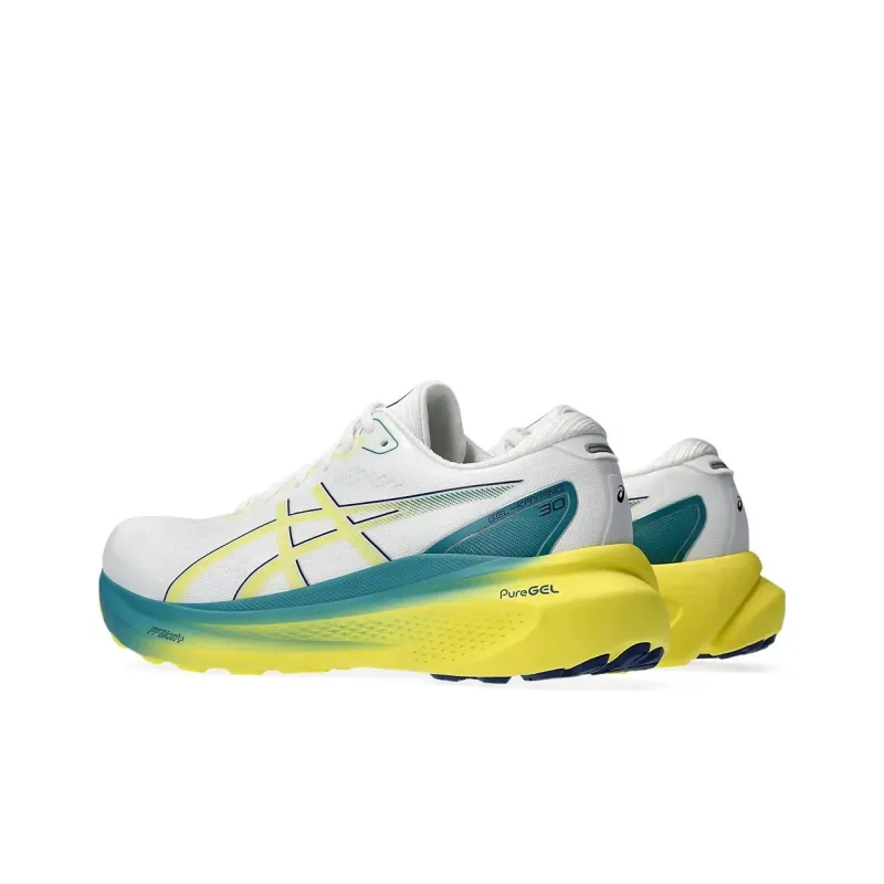 Asics Gel Kayano 30 White Bright Yellow-2
