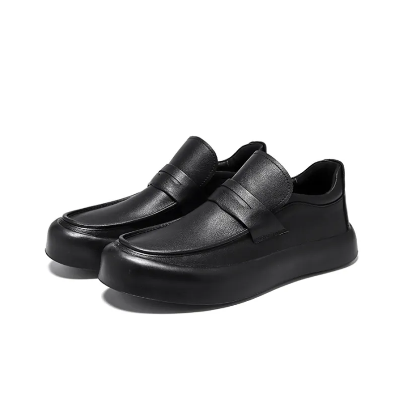 YEDANI Loafers Men Low Top Black-2