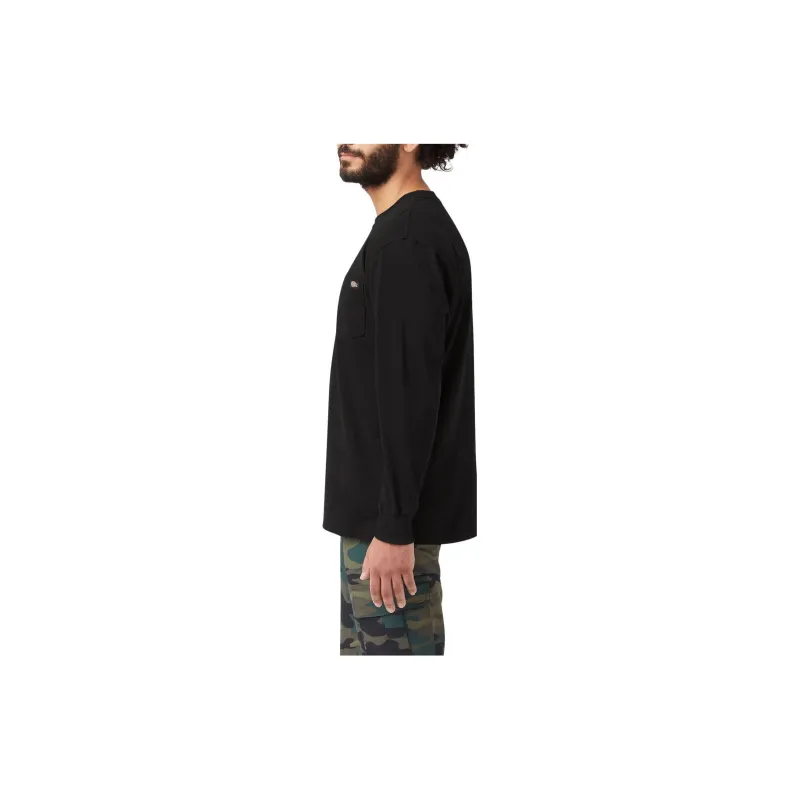 Dickies Heavyweight Long Sleeve Pocket T Shirt Men's Black-2