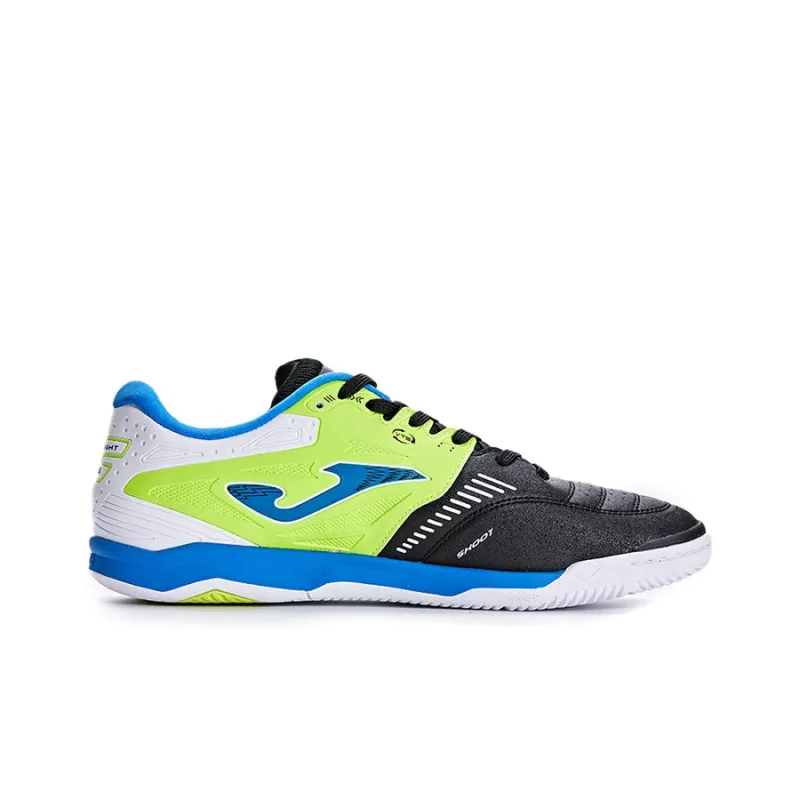 Joma Soccer Shoes Men Low Top Black Yellow White-2