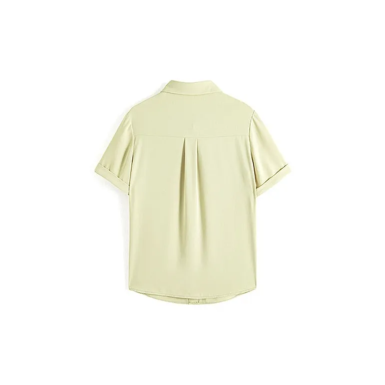Famanxuan Shirt Women's Light Fruit Green-1
