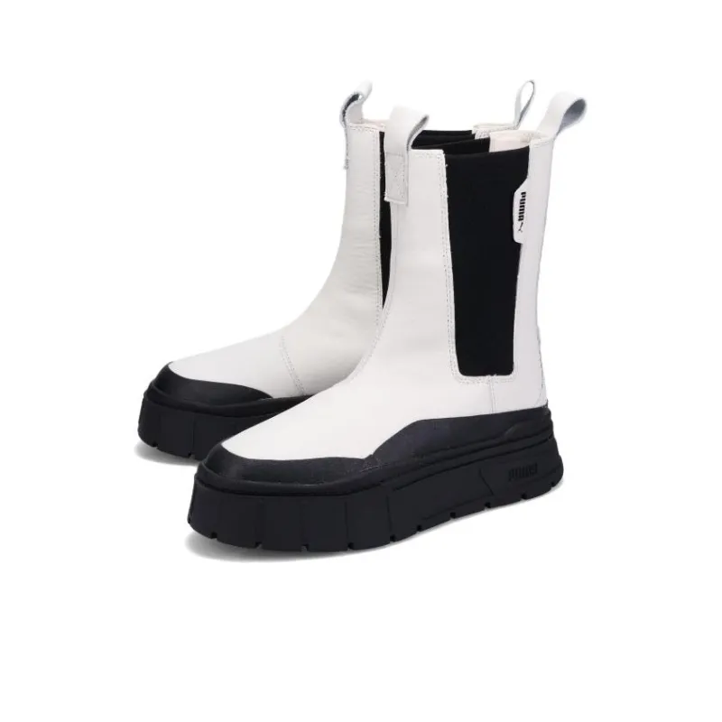 Puma Women's Mayze Stack Chelsea Boot 'Vaporous Grey Black'-1