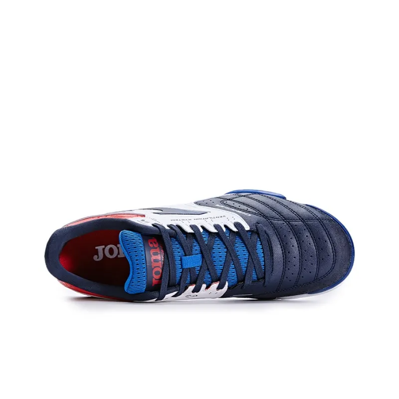 Joma IC/IN Indoor Anti Slip Wear Resistant Soccer Shoes Men's Blue-3