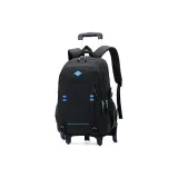 Black Blue Large Wheels