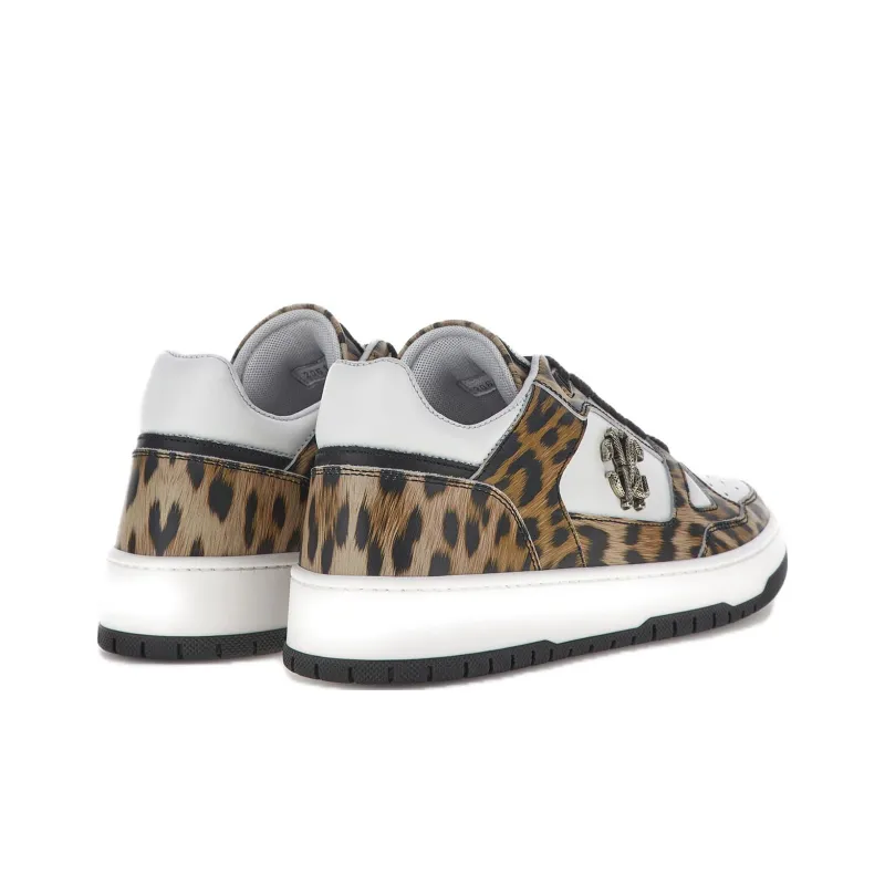 Roberto Cavalli Skateboard Shoes Women's Brown-4