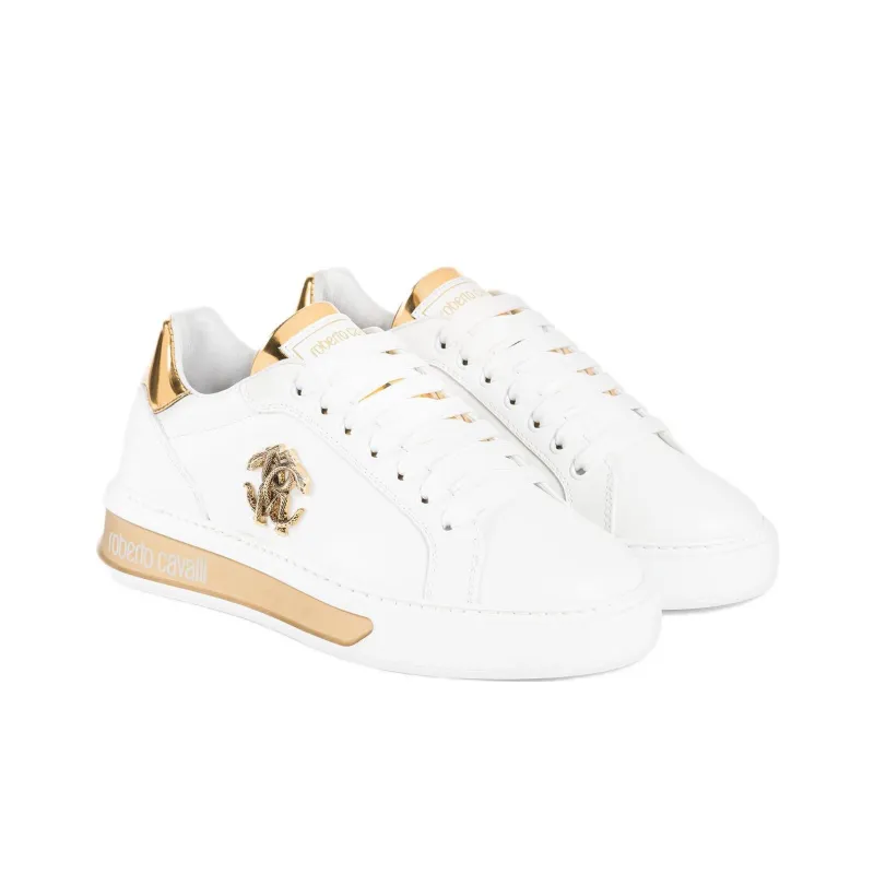 Roberto Cavalli Skateboard Shoes Women's White-2