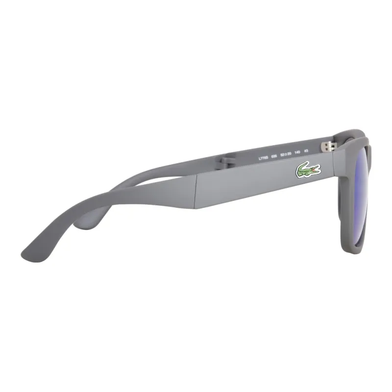 LACOSTE Plastic Square Sunglasses Unisex Gray-3