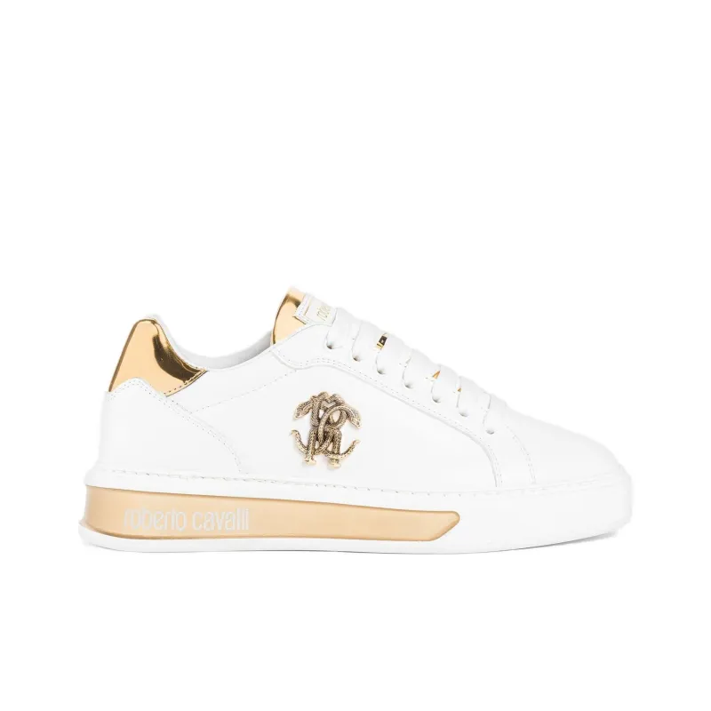 Roberto Cavalli Skateboard Shoes Women's White-1