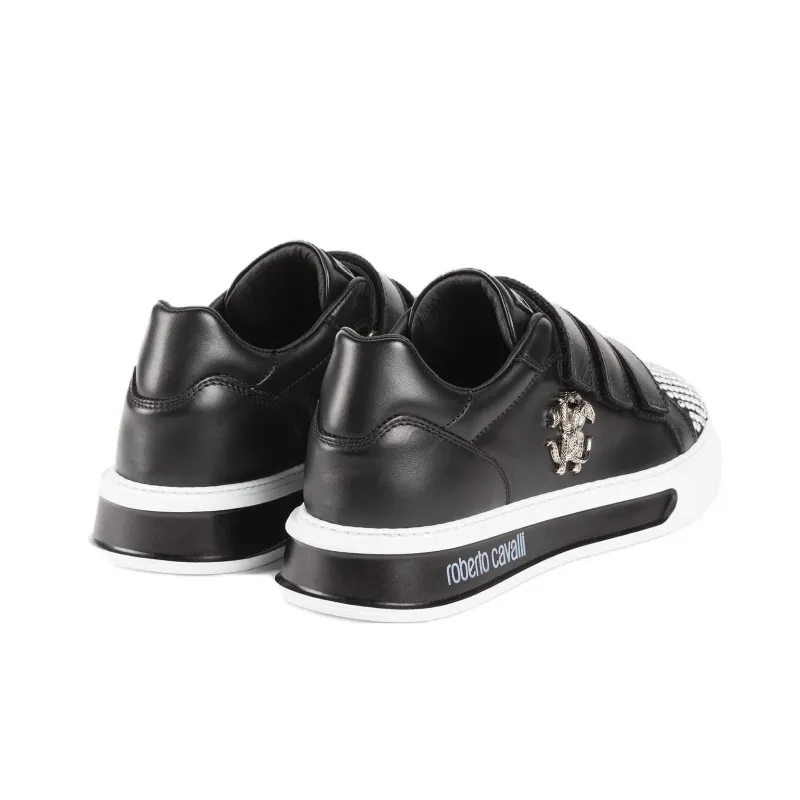 Roberto Cavalli Skateboard Shoes Women's Black-4