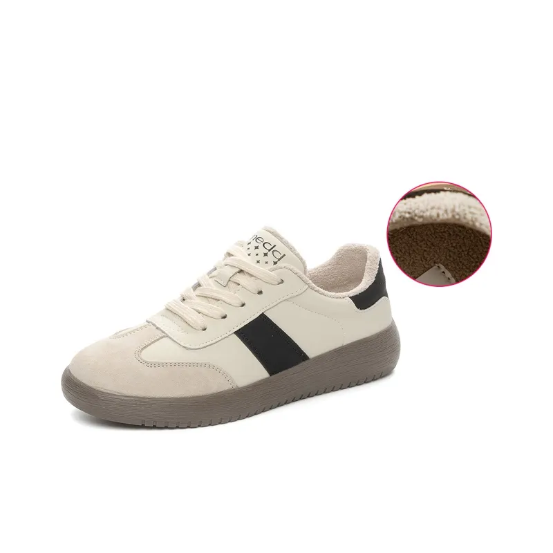 Medd Wear-Resistant Slip-Resistant Low-Top Skateboard Shoes Women's-0