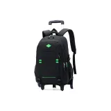 Black Green Large Wheels