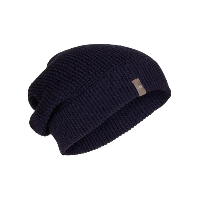 ICEBREAKER Merino Wool, Cotton Beanies Unisex Dark Blue-0