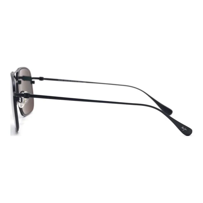 Maui Jim Titanium Aviator Sunglasses Men's Black-2