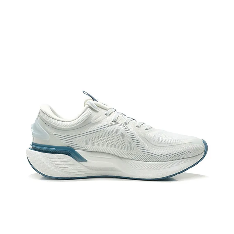 XTEP Cushioned Wear-Resistant Breathable Professional Running Shoes Men's Sail White/Evening Dusty Blue-1
