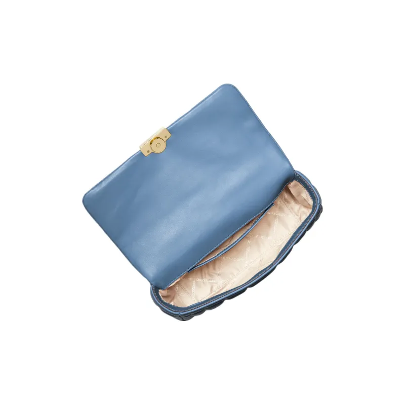 MICHAEL KORS Sheepskin Pillow Bag, Handbag, Shoulder Bag Women's Light Blue-1