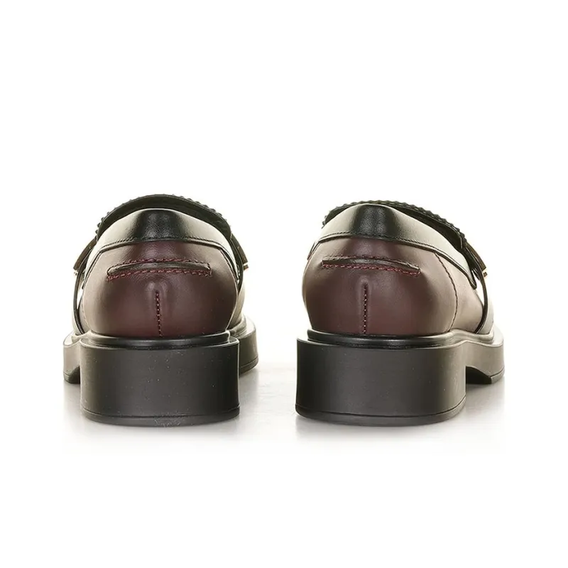 Furla Chianti Loafers Women's Brown Black-4
