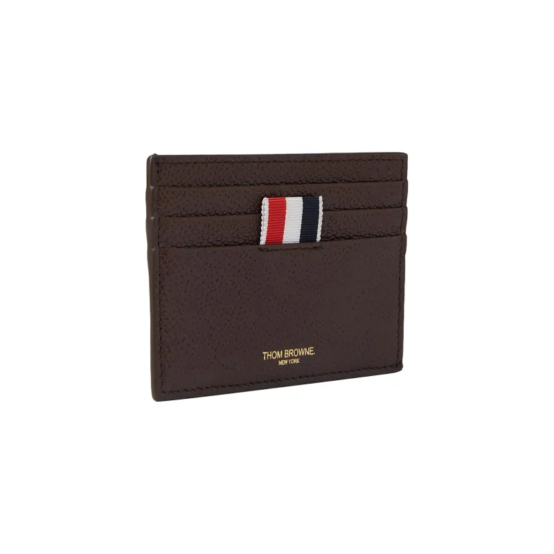 THOM BROWNE 4 Bar Logo Printed Cardholder-1