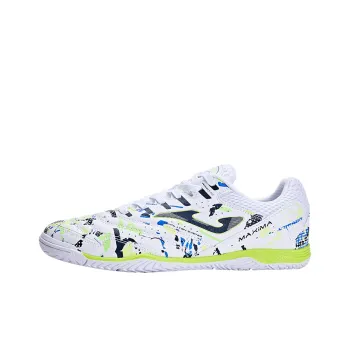 Joma IC/IN Anti Slip Wear Resistant Soccer Shoes Men's White