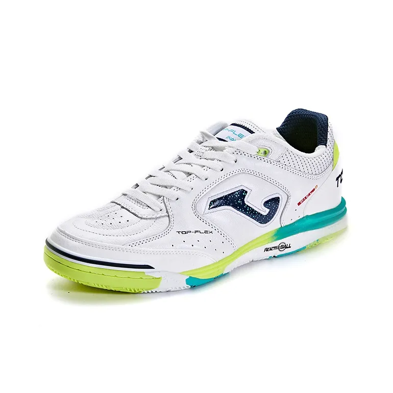 Joma AG Rubber Short Studs Anti Slip Wear Resistant Soccer Shoes Men's White-2