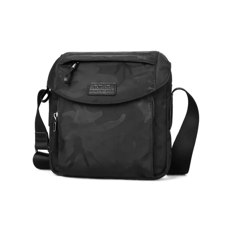 BJIAX Nylon Backpack Crossbody Bag Shoulder Bag Men's Black Camouflage/Blue Camouflage-6