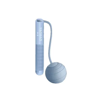 Tanxianhu Sports & Fitness Smart Counting Jump Ropes Adults PVC+Steel Wire Rope, Silicone Controller 3m Blue
