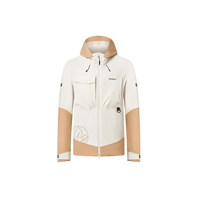 MERRELL Windproof, Thermal, Cold Resistant, Rainproof, Waterproof Windbreaker Jacket Unisex Khaki-2