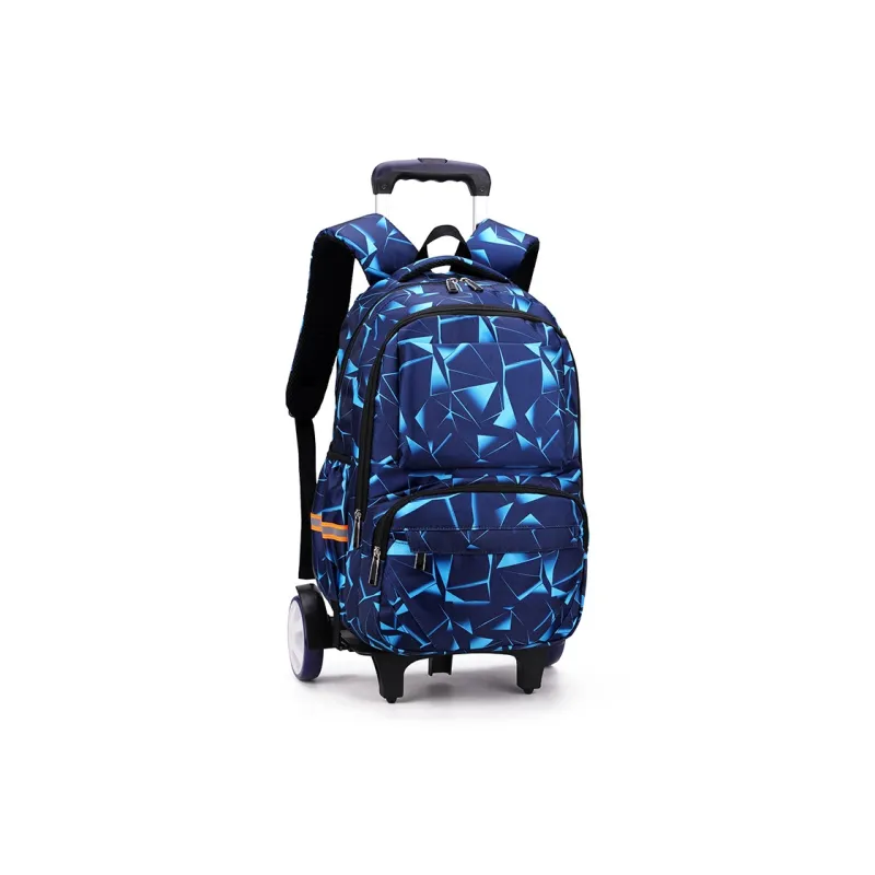 Natural Fish Nylon Backpack Regular Men's Sky Blue Starry Sky/Black Starry Sky/Blue Stripes/Blue Geometric-18