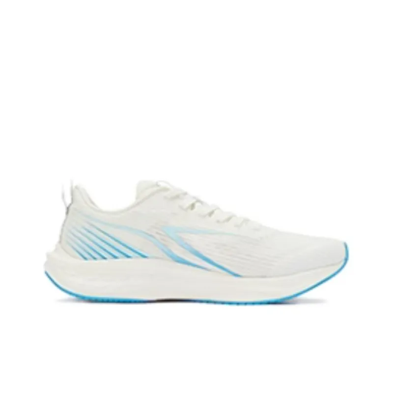 361° Flying Fish 3.0 Anti Slip And Wear Resistant Breathable Low Top Sprint Running Shoes Men's White Blue-1