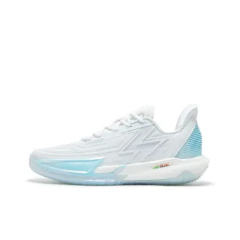 361° BIG3 4.0 Quick Pro Basketball Shoes Men Low Top 361 Degrees White/Glacier Blue