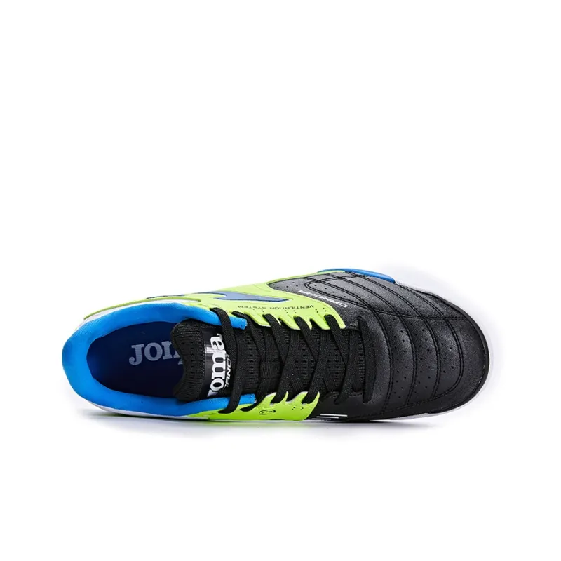 Joma Soccer Shoes Men Low Top Black Yellow White-3