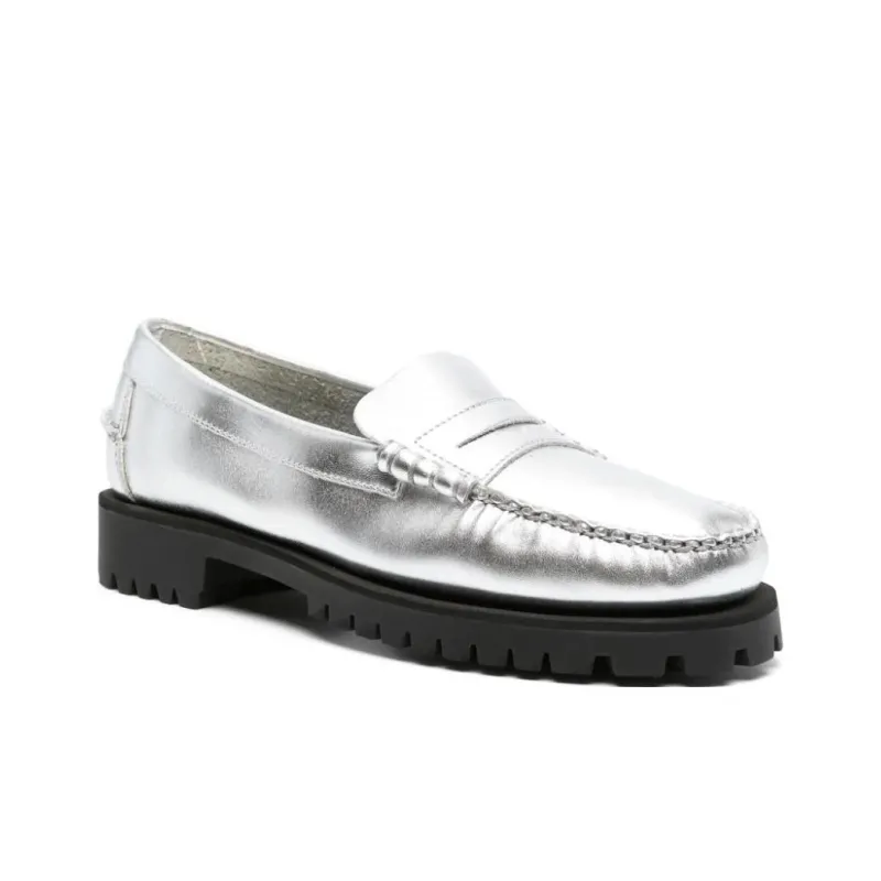 Sebago Metallic Slip-on Loafers-2
