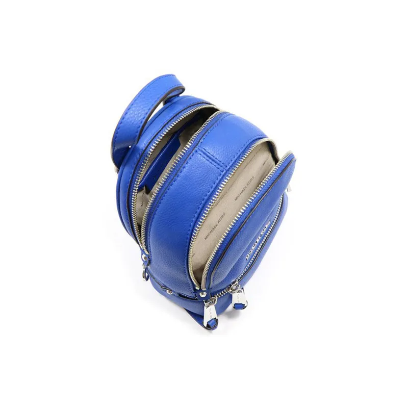 MICHAEL KORS Calfskin Backpack Women's Blue-4