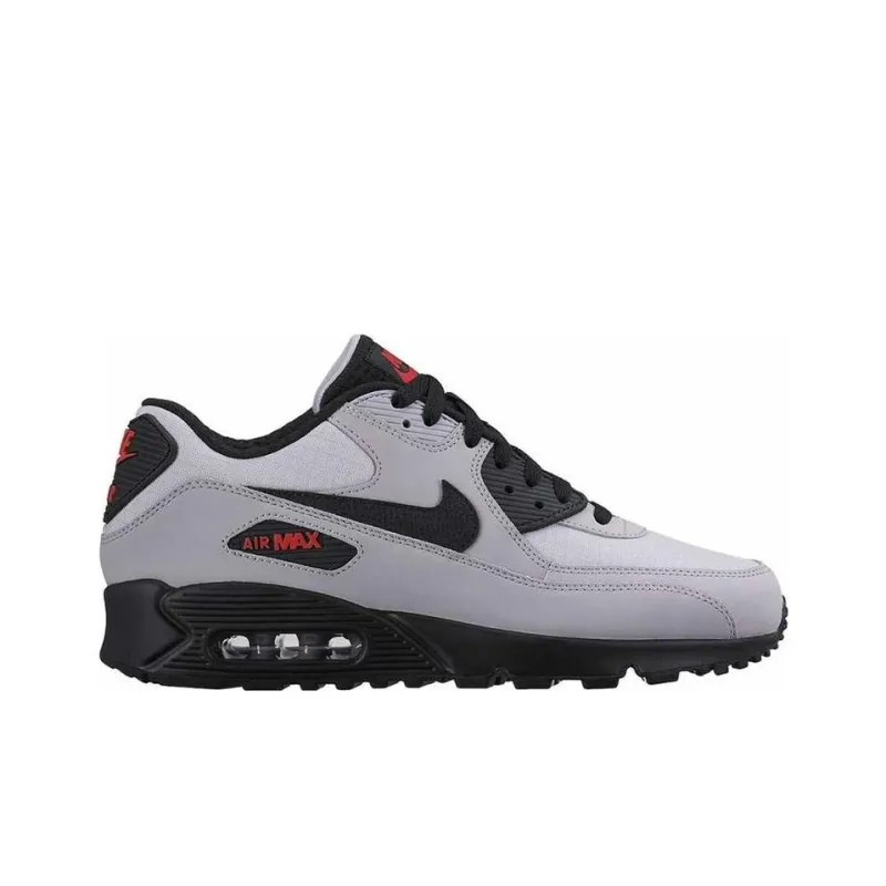 Nike Air Max 90 Wolf Grey Black Red-1