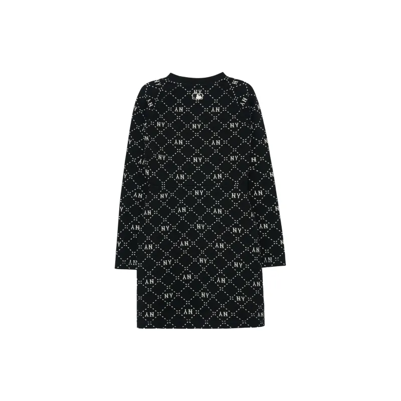 MLB SS23 Long Sleeved Dresses Women's Black-1