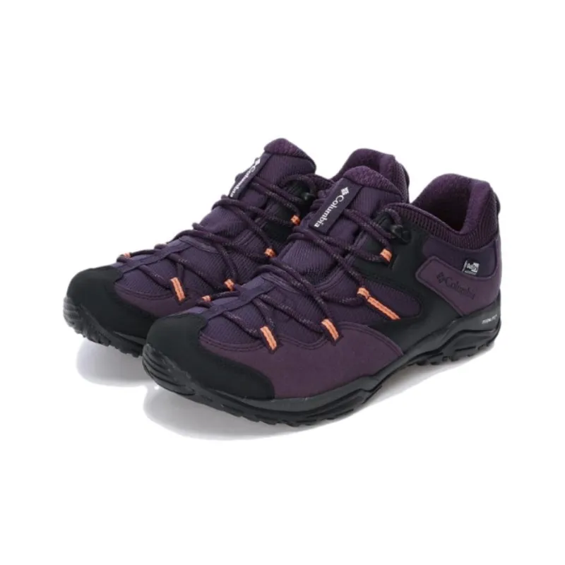 Columbia SABRE V LO OUTDRY WIDE Cushioning Slip Resistant Low Top Outdoor Shoes Women's Purple-2