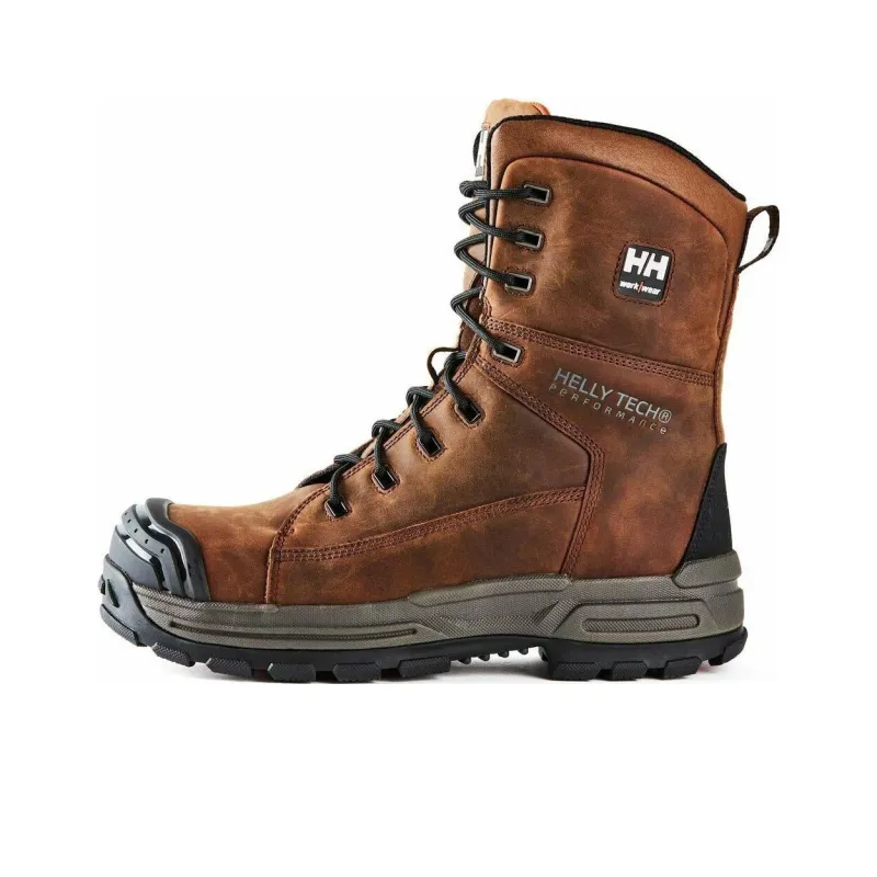 HELLY HANSEN Wear-Resistant Height Increasing Crew Outdoor Boots Men's Brown-0