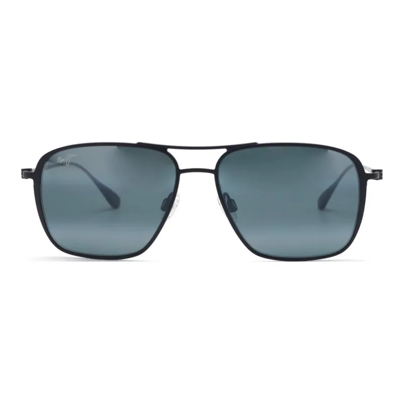 Maui Jim Titanium Aviator Sunglasses Men's Black-1