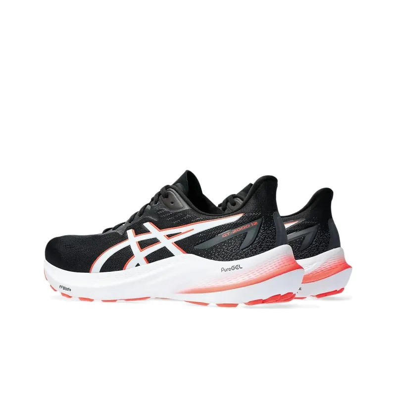 Asics GT 2000 12 Black Sunrise Red-2