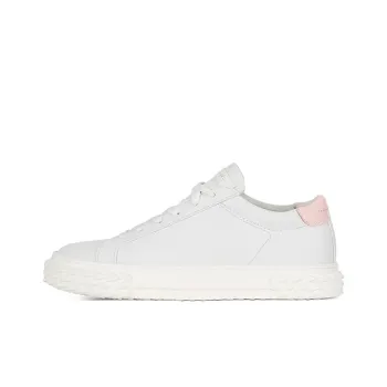 Giuseppe Zanotti/GZ Blabber Low-Top Skateboard Shoes Women's White Pink