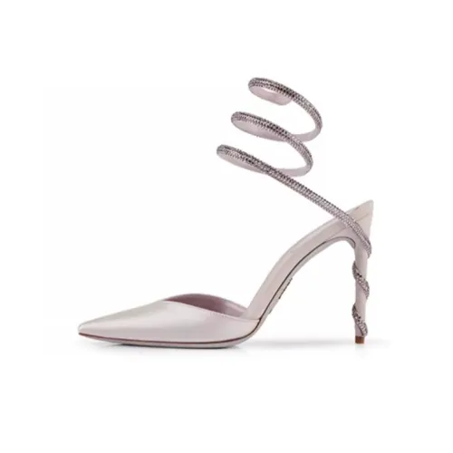 René Caovilla Margot 80mm Satin Pumps